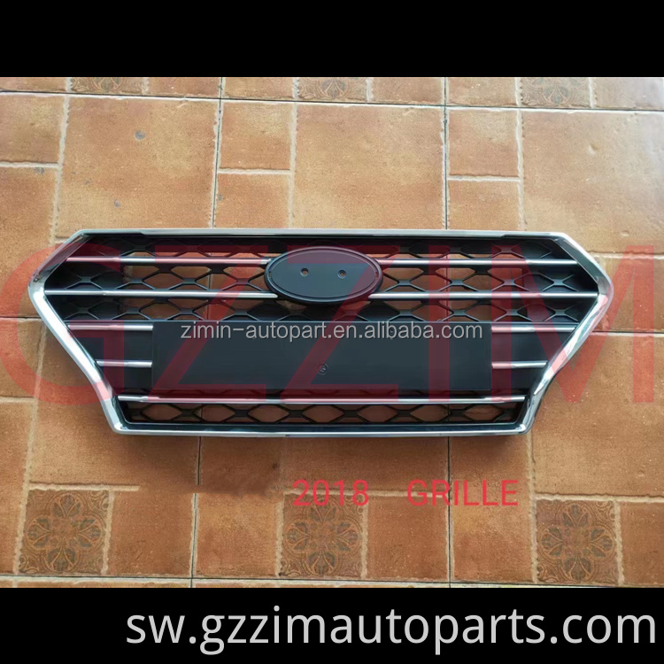 Gari Front Grill Auto Front Grille Front Bumper Grille kwa lafudhi 2018
